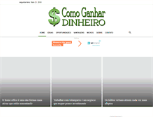 Tablet Screenshot of comoganhardinheiro.com.br